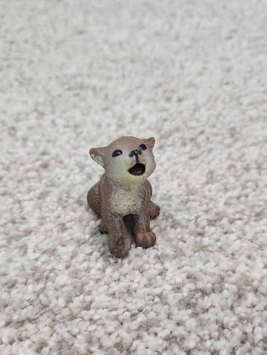 Safari Other - Safari LTD Howling Wolf Pup Figurine